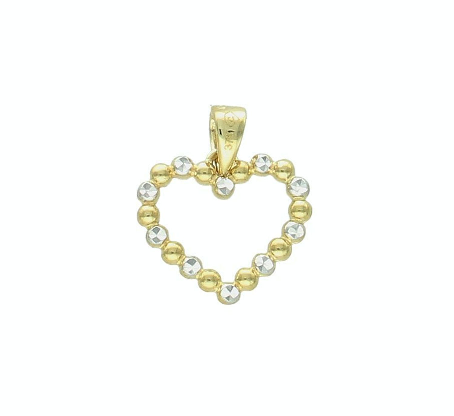 Złota zawieszka damska 375 plecione Serce ZA 6868 375.jpg